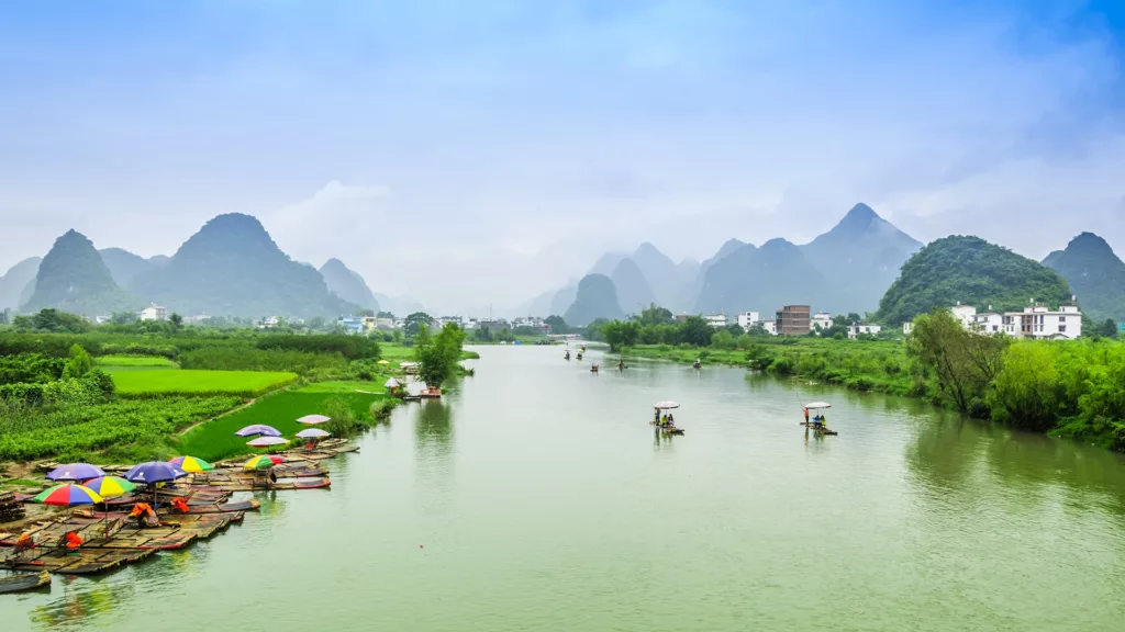 Magnifique paysage de l'Inde